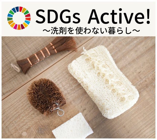 SDGs洗剤を使わない暮らし